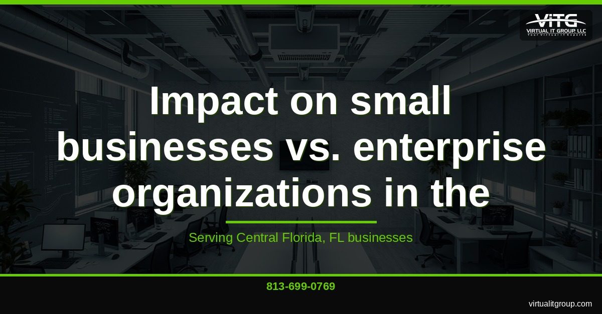 IT professional explaining immutable storage options to Central Florida business owner in modern office